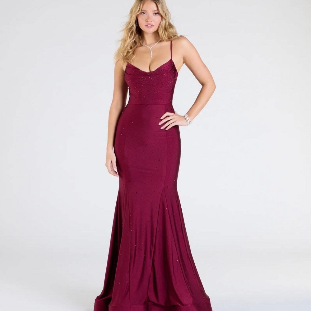 Windsor Burgundy Maxi Dress